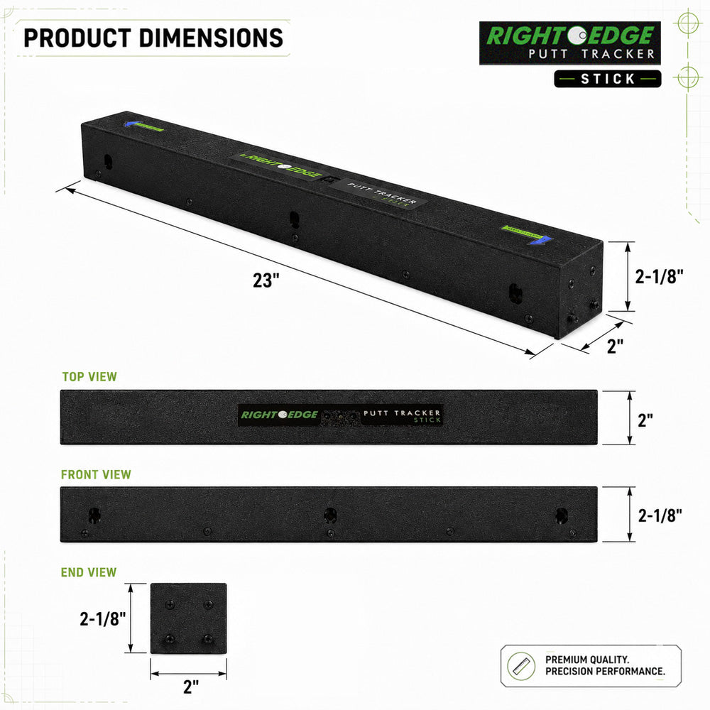 Right Edge Putt Tracker STICK