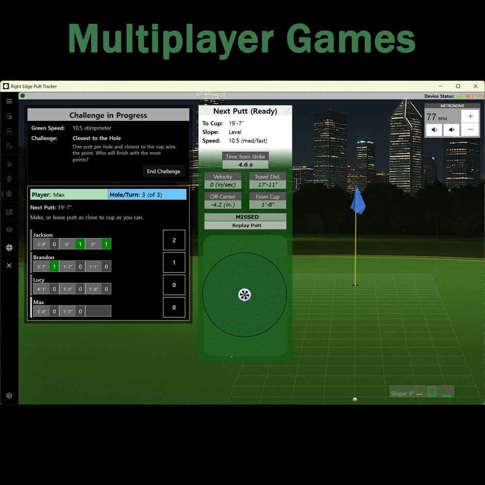Right Edge Putt Tracker