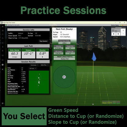 Right Edge Putt Tracker