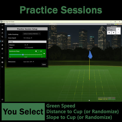 Right Edge Putt Tracker